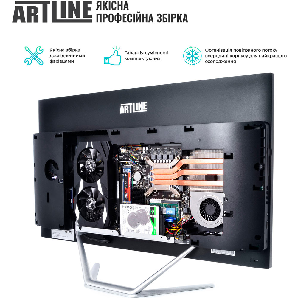 Зовнішній вигляд Моноблок ARTLINE Gaming G77v42