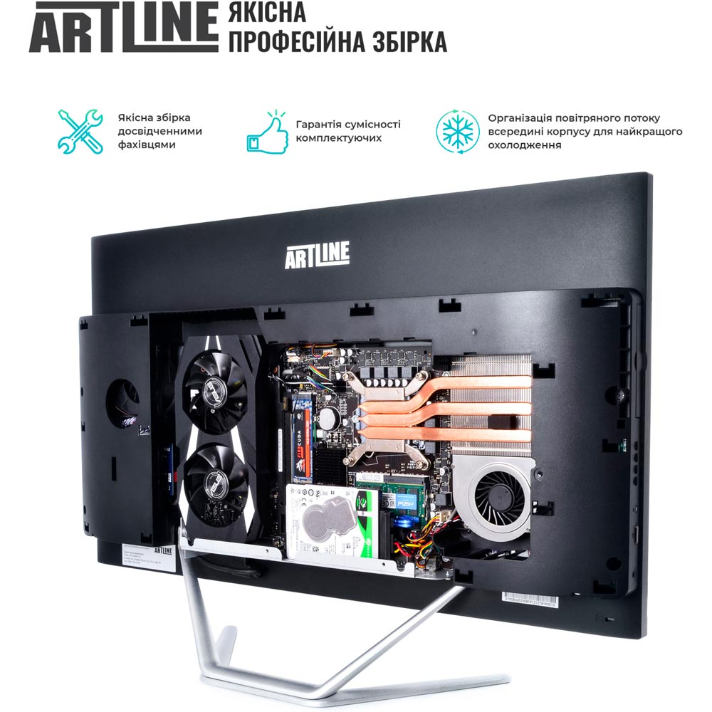 Зовнішній вигляд Моноблок ARTLINE Gaming G77v40