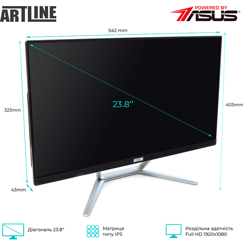 Моноблок ARTLINE Home G41v22 Чіпсет H610