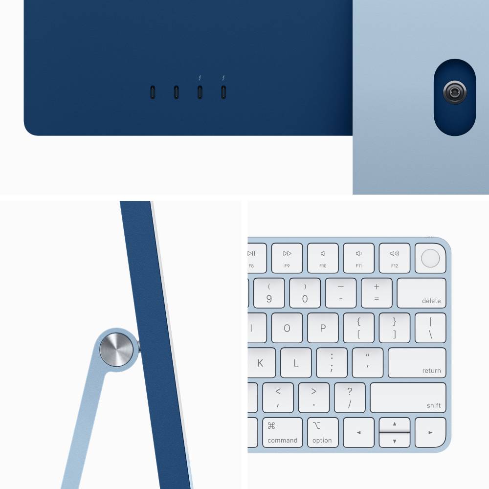 Моноблок APPLE 24" iMac Retina 4,5K M3 256GB Blue (MQRQ3UA/A) Матриця IPS (Retina)