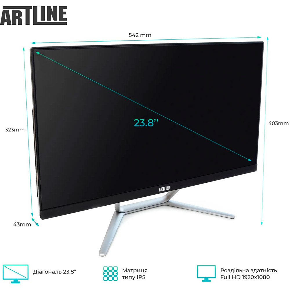 Покупка Моноблок ARTLINE Home G43 Windows 11 Pro (G43v33Win)