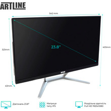 Моноблок ARTLINE Home G43 Windows 11 Pro (G43v33Win)