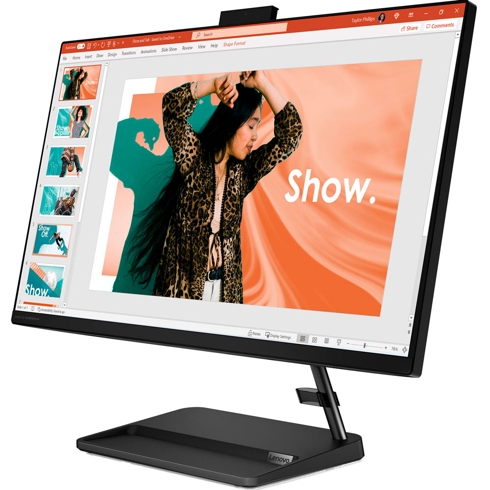 Моноблок LENOVO IdeaCentre AIO 3 27IAP7 Black (F0GJ010RUO) Матриця IPS