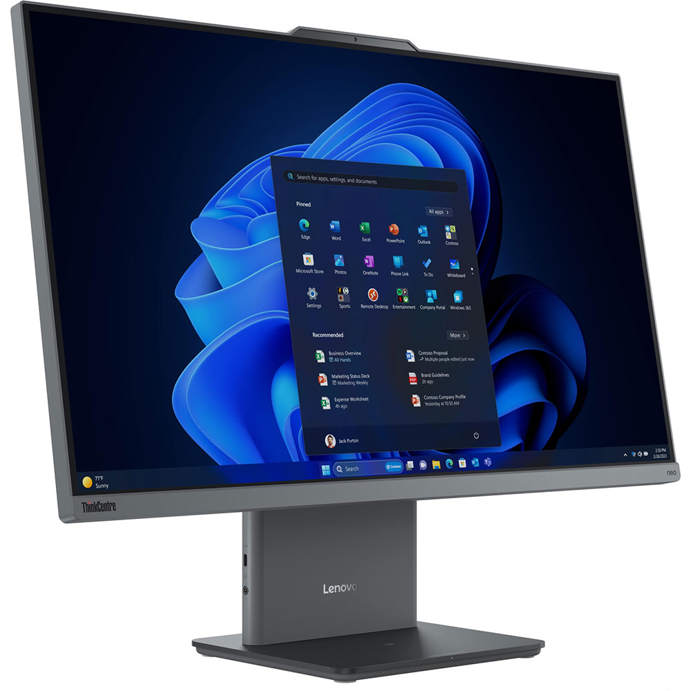 Моноблок Lenovo ThinkCentre neo 50a 27 Gen 5 Luna Grey (12SA000MUI) Матриця IPS