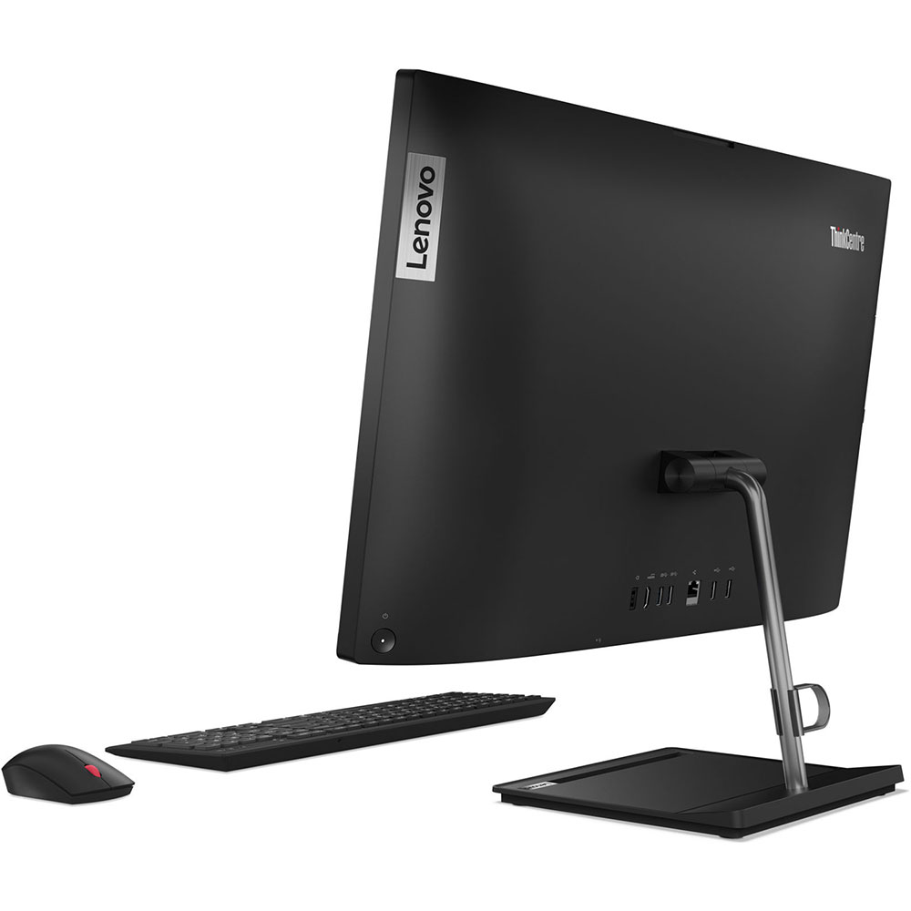 Зовнішній вигляд Моноблок Lenovo ThinkCentre neo 30a 27 Gen 4 Raven Black (12JV002VUI)