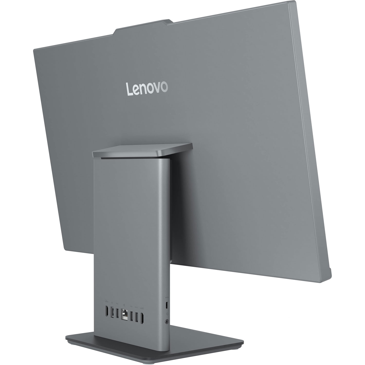 Зовнішній вигляд Моноблок Lenovo ThinkCentre neo 50a 27 Gen 5 Luna Grey (12SB0010UI)