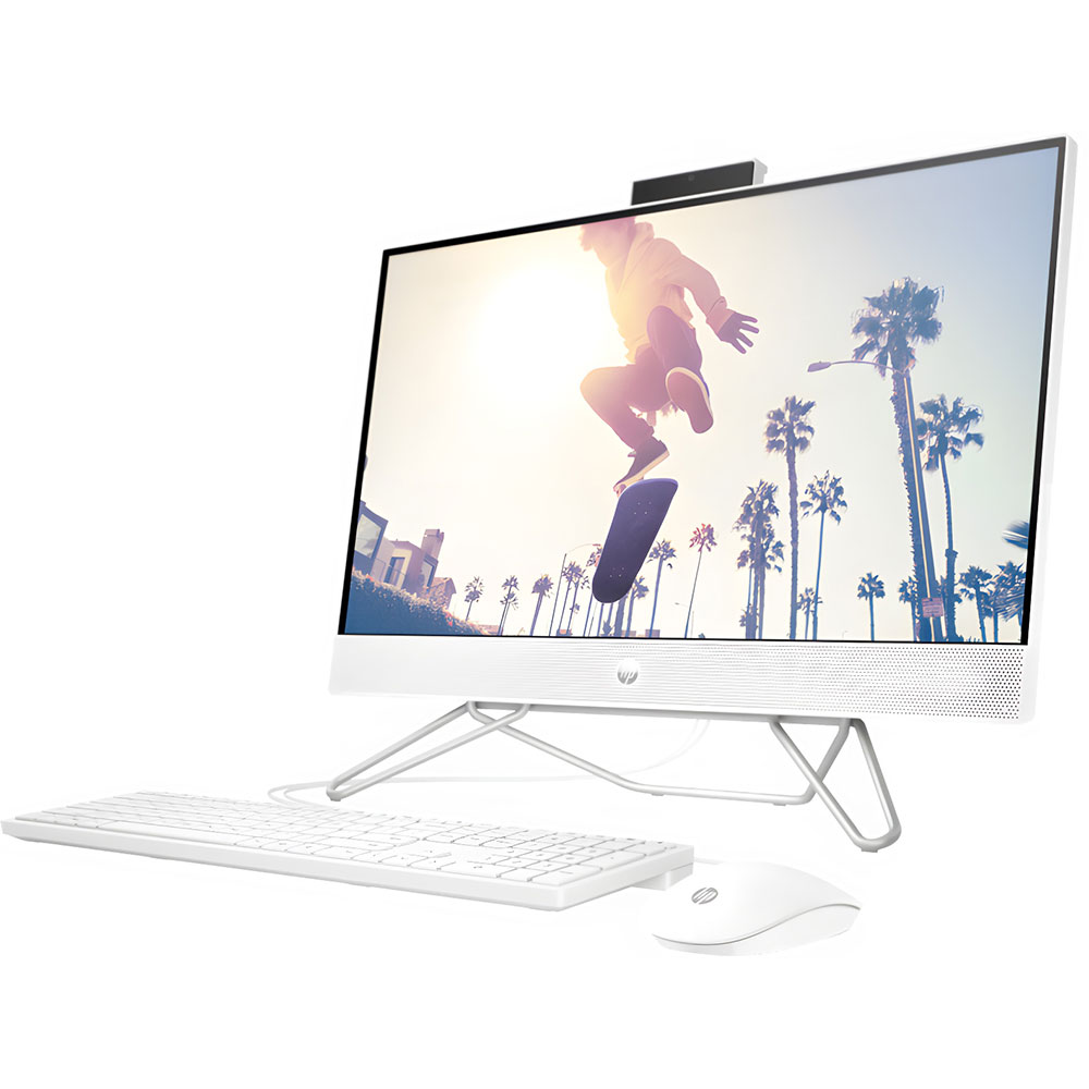 Моноблок HP All-in-One 24-cb1000ua Starry White (AE0P3EA) Діагональ 23.8