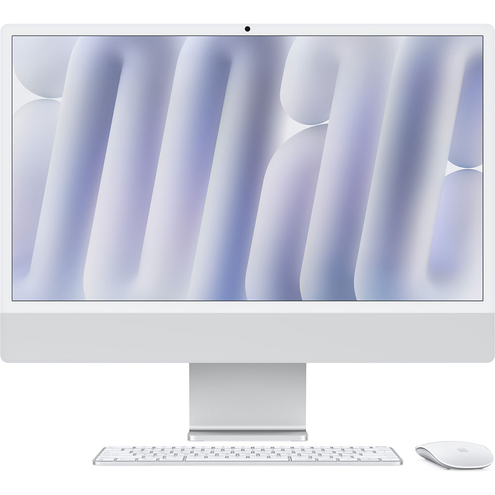 Моноблок APPLE 24" iMac Retina 4.5K M4 256GB Silver (MD3H4UA/A)
