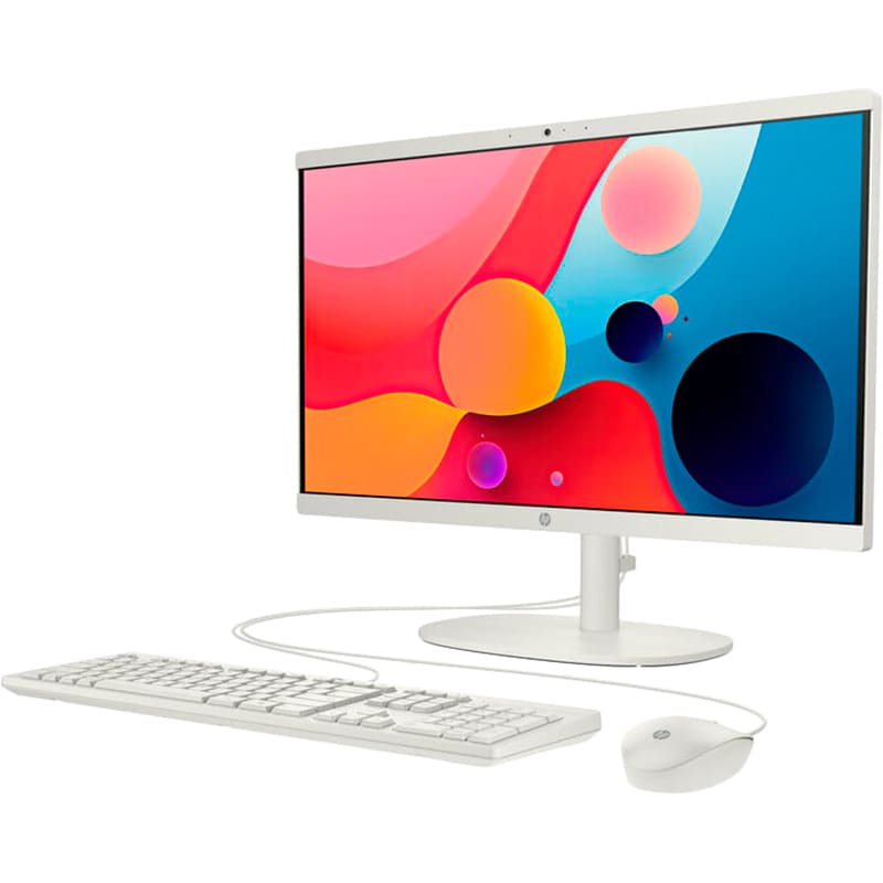 Моноблок HP All-in-One 22-dg0002ua Cashmere White (C31F4EA) Диагональ 21.5
