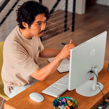 Моноблок HP All-in-One 22-dg0002ua Cashmere White (C31F4EA)