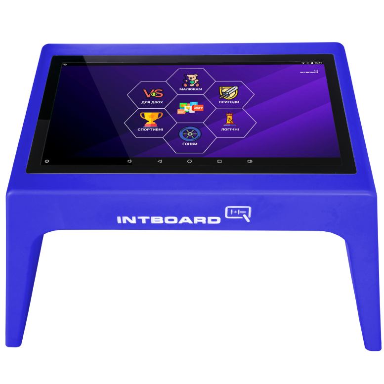 Інтерактивний стіл INTBOARD ZABAVA 43" 2.0 UF Blue (10577035)