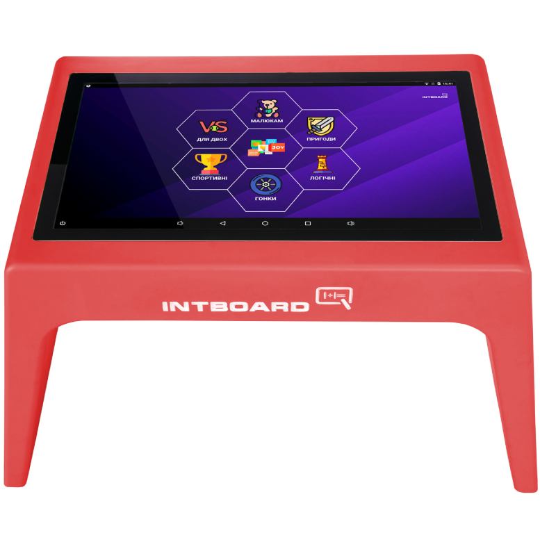 Інтерактивний стіл INTBOARD ZABAVA 43" 2.0 UF RED (10579091) Діагональ 43