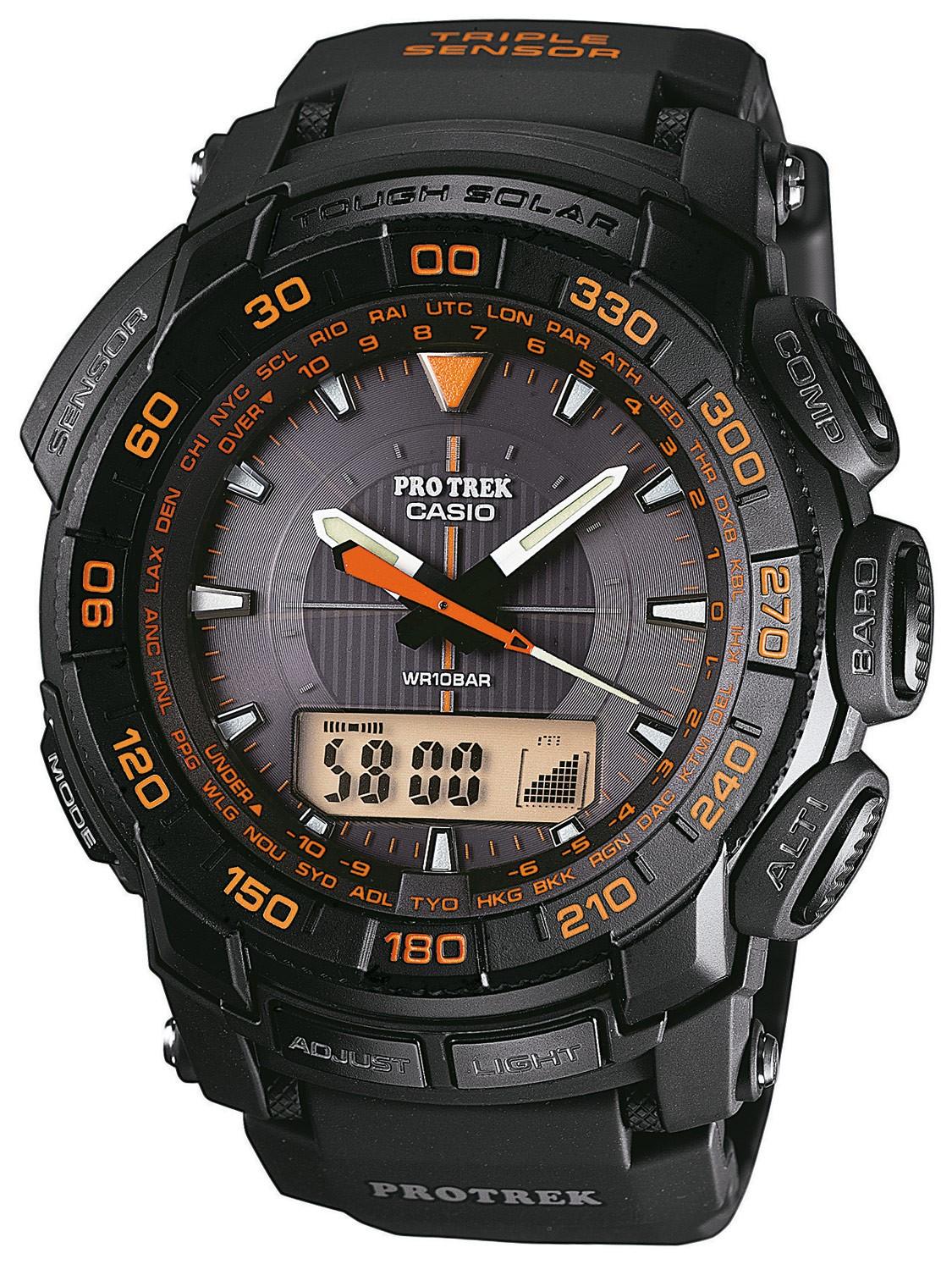 Часы CASIO PRO TREK PRG-550-1A4ER