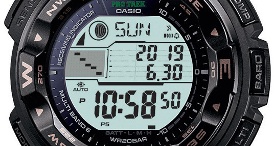 Годинник CASIO PRO TREK PRW-2500-1AER Корпус Полімер