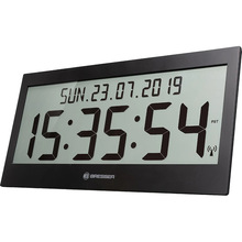 Часы настенные BRESSER Jumbo LCD Black (7001802CM3000)
