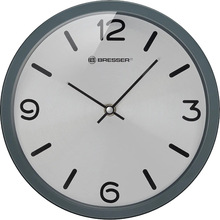 Часы настенные BRESSER MyTime Silver Edition Digit Grey (8020316MSN000)