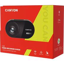 Відеореєстратор CANYON DVR25 WQHD Wi-Fi Black (CND-DVR25)