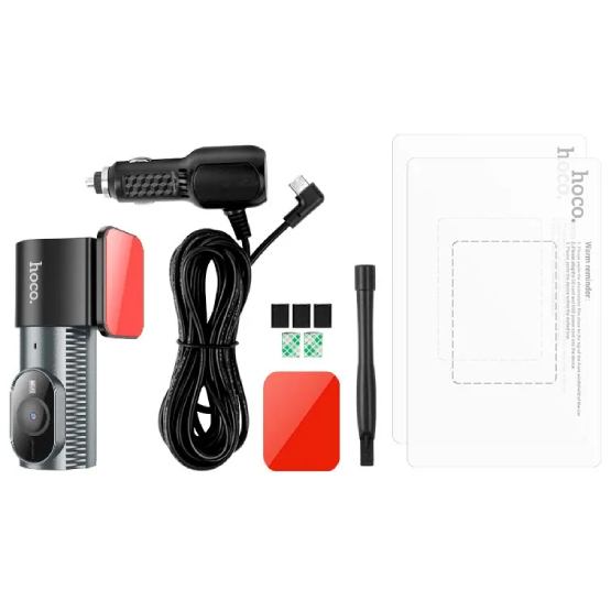 Зовнішній вигляд Відеореєстратор HOCO DV13 Iron Gray (6942007644167)