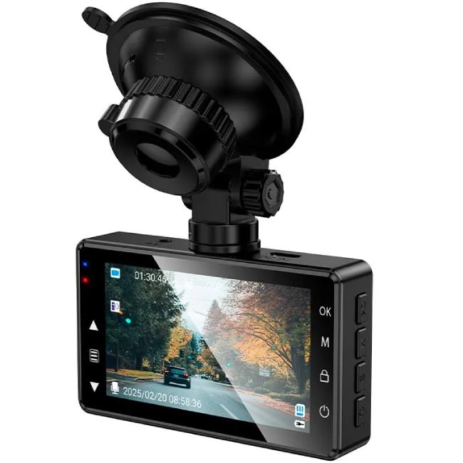 Відеореєстратор HOCO DV14 Black/Gray (6942007653961) Роздільна здатність відео 1280 х 720 при 25 кадрах/с