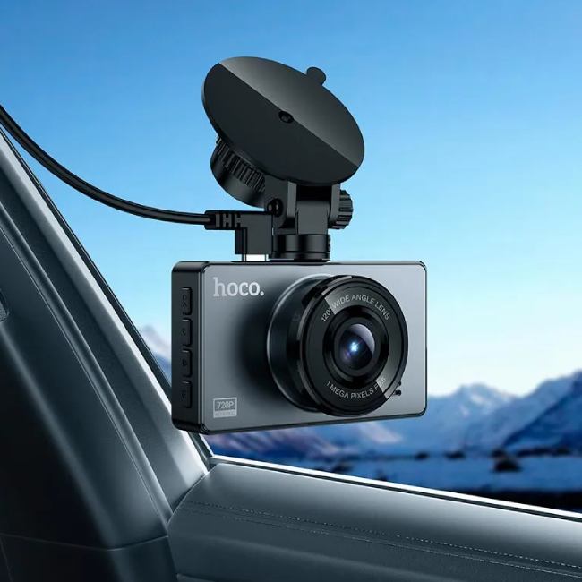 Фото Відеореєстратор HOCO DV14 Black/Gray (6942007653961)