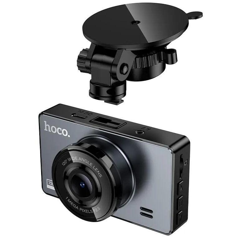 Відеореєстратор HOCO DV14 Black/Gray (6942007653961) Роздільна здатність камери 1