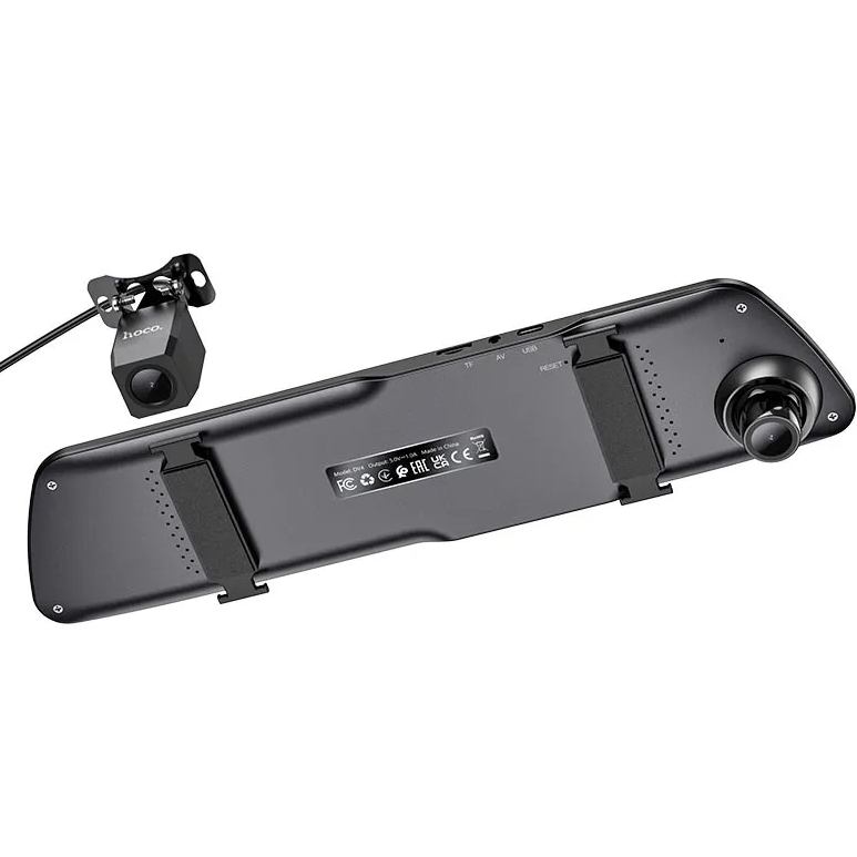 Відеореєстратор HOCO DV4 Black (6942007616782) Роздільна здатність відео 1080p/30 кадрів в секунду (фронтальна камера); 720p / 30 кадрів за секунду (задня камера)
