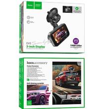 Відеореєстратор HOCO DV5 Cray/Black (6942007619738)