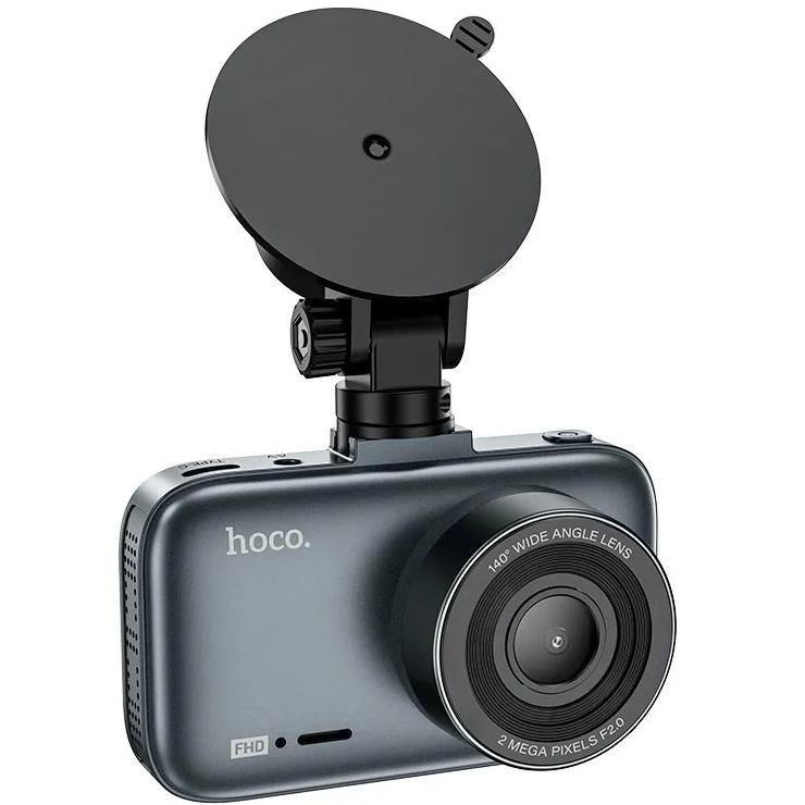 Відеореєстратор HOCO DV5 Cray/Black (6942007619738)