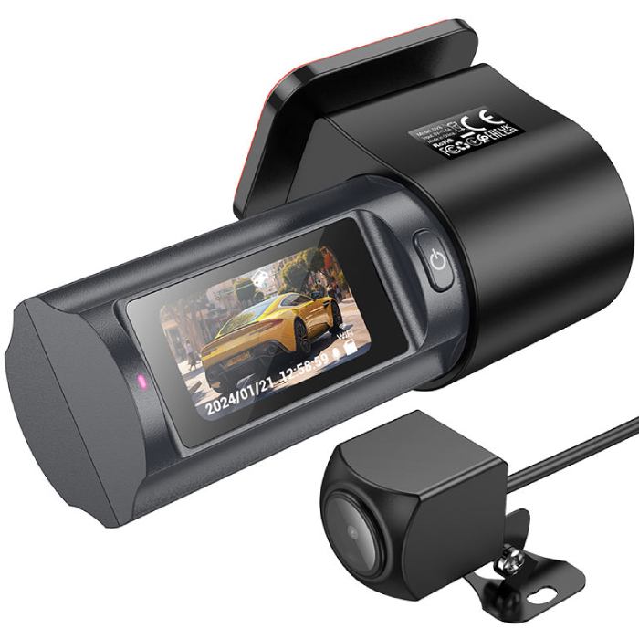 Відеореєстратор HOCO DV8 2K Black (6942007623384) Тип автомобільний