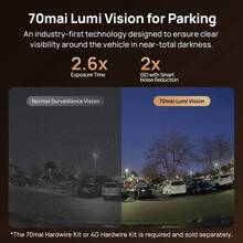 Видеорегистратор 70MAI Dash Cam 4K T800-2 2562Gb Premium Set (1182547)