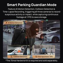 Видеорегистратор 70MAI Dash Cam 4K T800-2 2562Gb Premium Set (1182547)