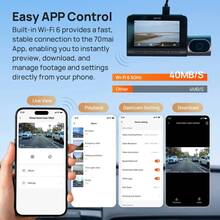 Видеорегистратор 70MAI Dash Cam 4K T800-2 2562Gb Premium Set (1182547)