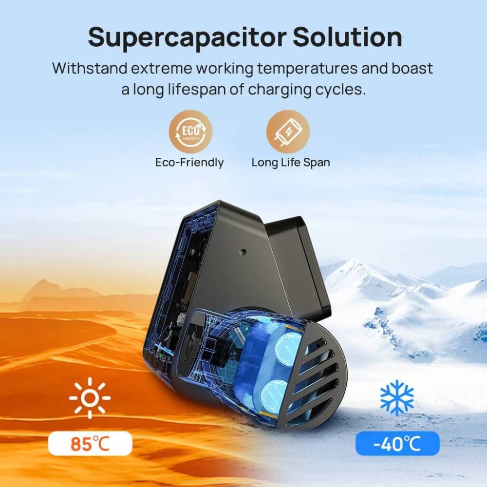 Внешний вид Видеорегистратор 70MAI Dash Cam 4K T800-2 2562Gb Premium Set (1182547)