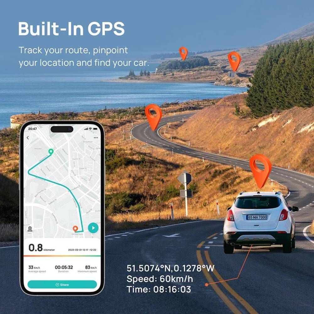 Изображение Видеорегистратор 70MAI Dash Cam 4K A810S-2 Set (1182548)