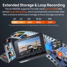 Відеореєстратор 70MAI Dash Cam 4K A800SE (1182549)