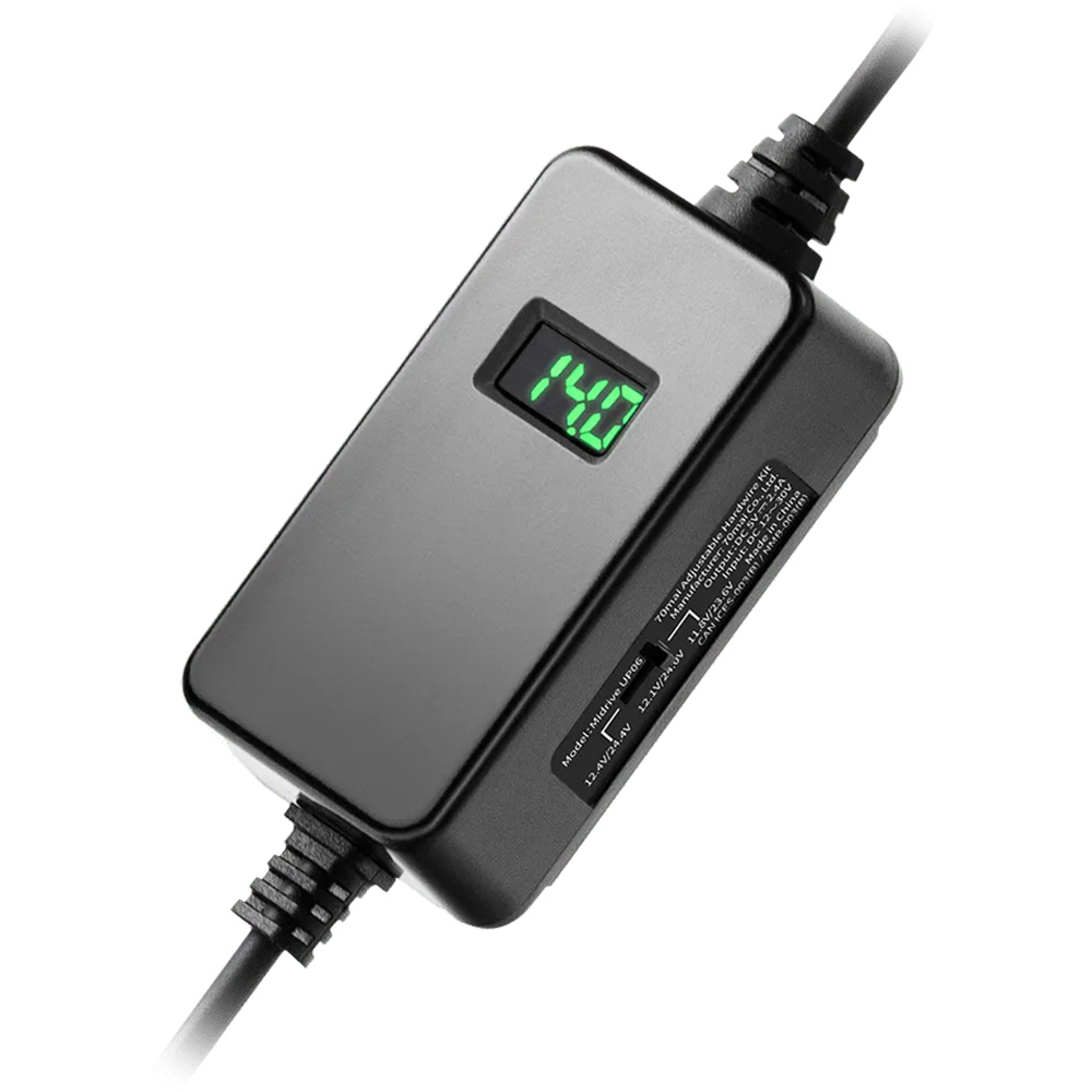 Кабель режиму паркування 70MAI Adjustable Hardwire Kit Midrive UP06 (1176392) Додаткові характеристики Вхідна напруга: 12-30В, вихідна напруга: Тип C 5/2,4 А; захист від низької напруги: 3 рівні регулювання (точність ±0,2 В); робоча температура: -20℃-70℃; вхідний кабель: 1м, вихідний кабель: 3м