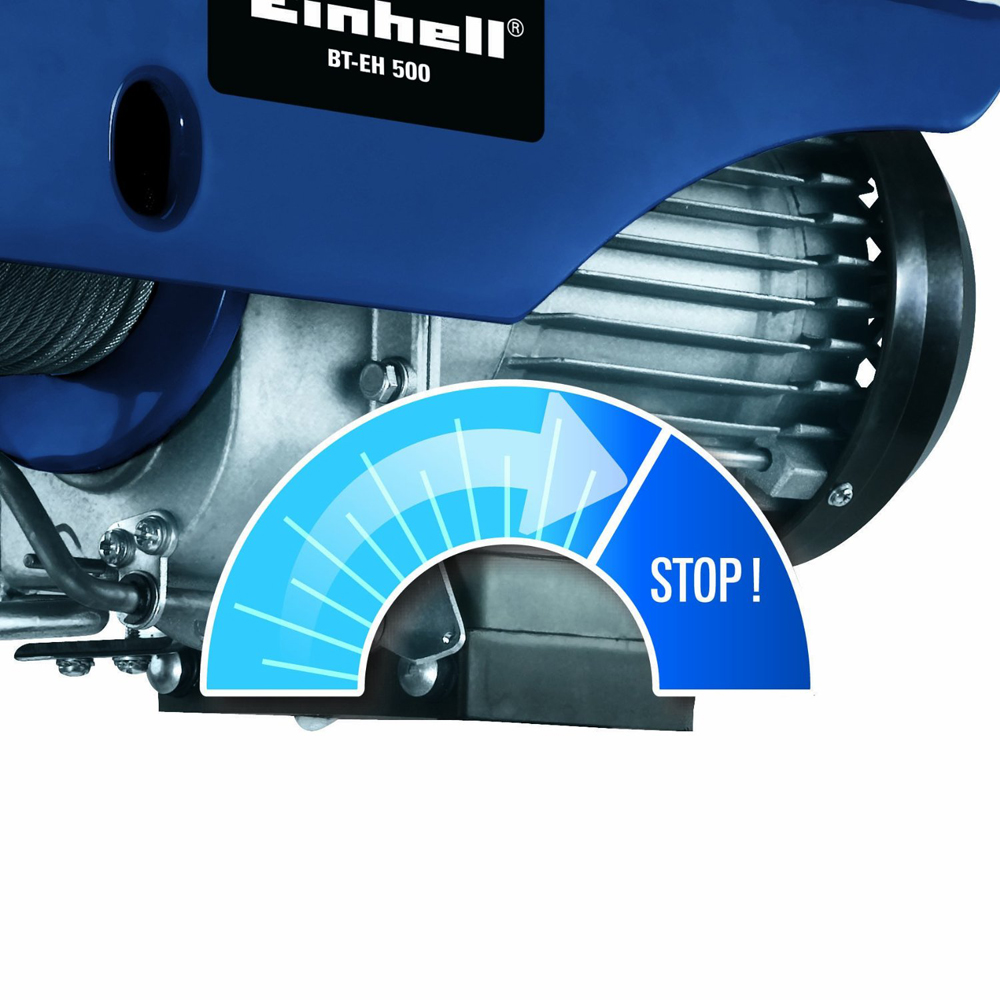 Тельфер електричний EINHELL BT-EH 500 (2255513) Вантажопідйомність без блоку 250