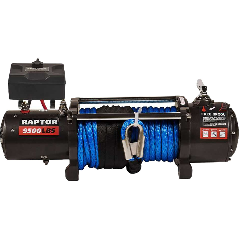 Лебідка MOLDER OFF ROAD RAPTOR 9500lbs 5.5hp/4.1kw; 265 :1 (MA23096) Потужність 4100