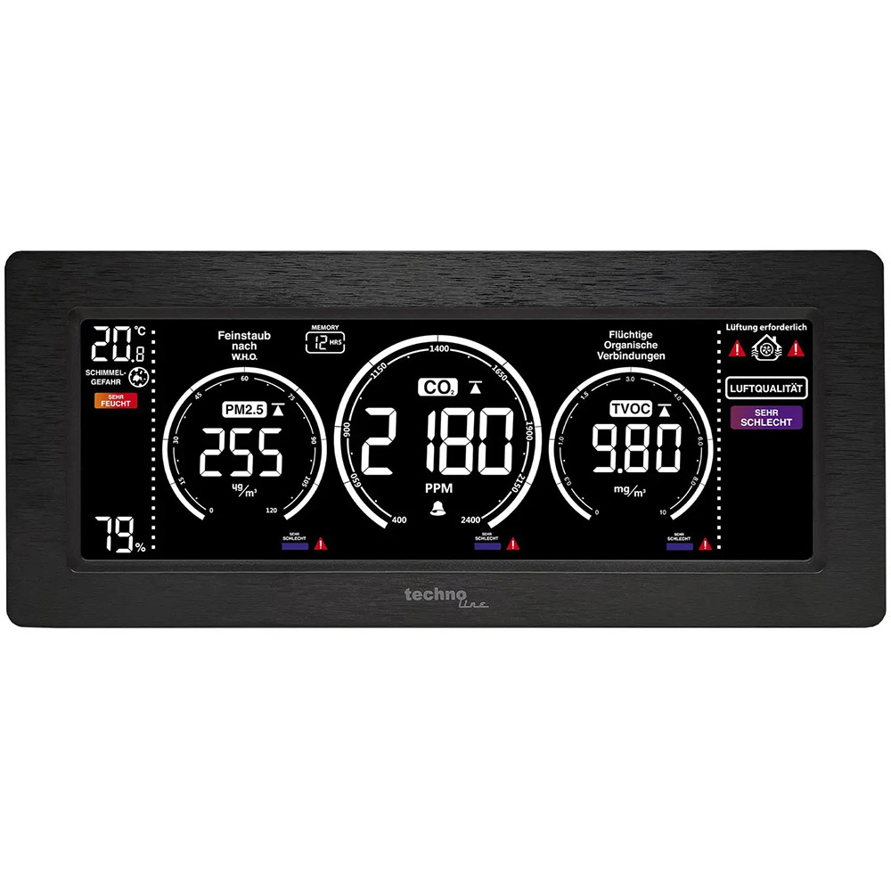 Внешний вид Метеостанция TECHNOLINE WL1035 Black