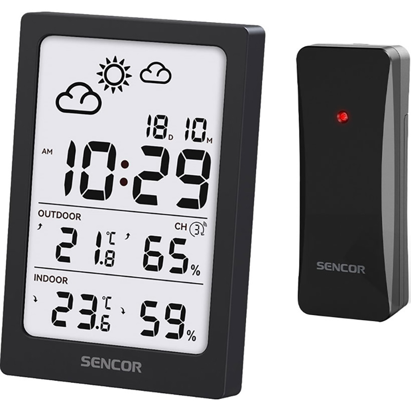 Метеостанция SENCOR Black (SWS2300B) Метеостанция SENCOR Black (SWS2300B)