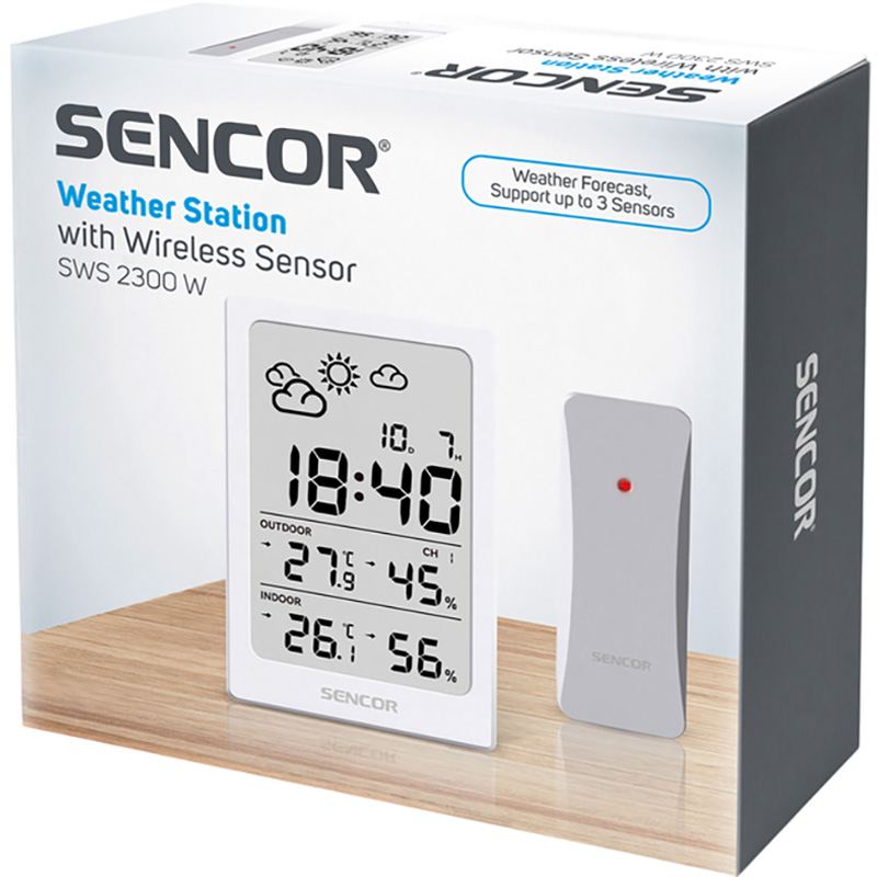 Фото Метеостанція SENCOR White (SWS2300W)