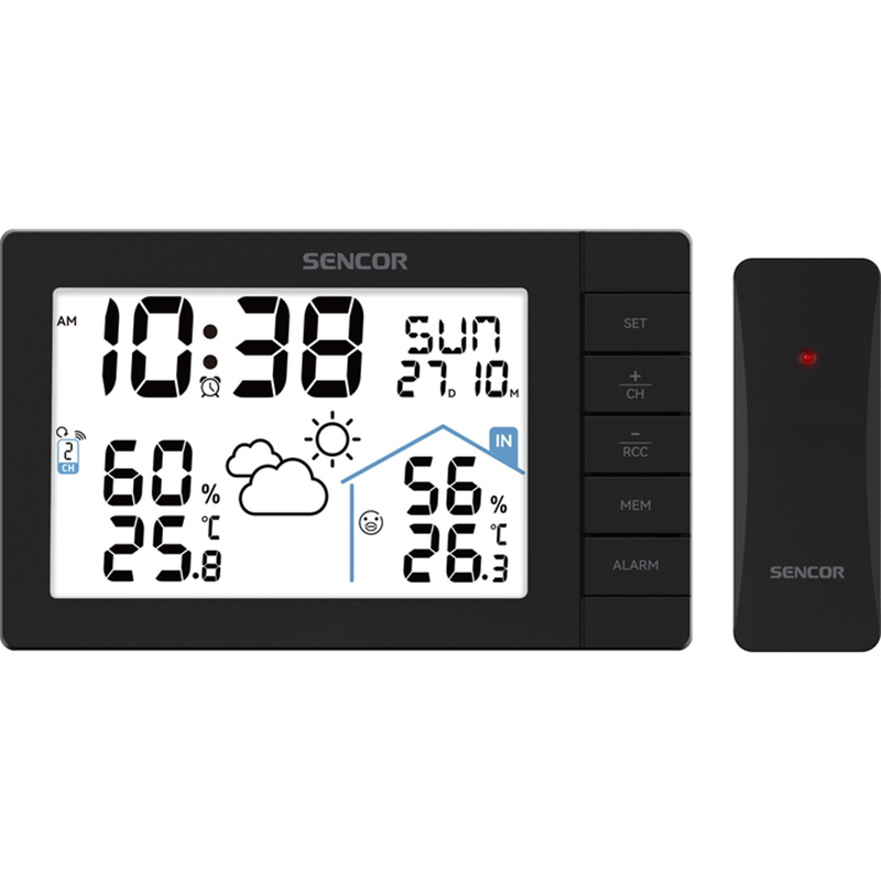 Метеостанція SENCOR White (SWS3200) Тип електронний