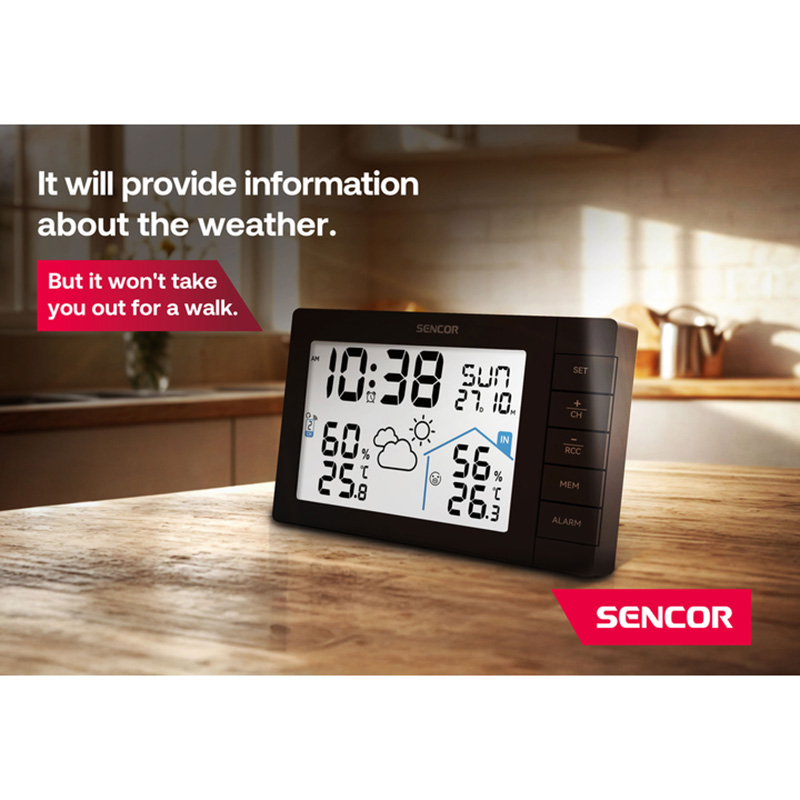 Зображення Метеостанція SENCOR White (SWS3200)