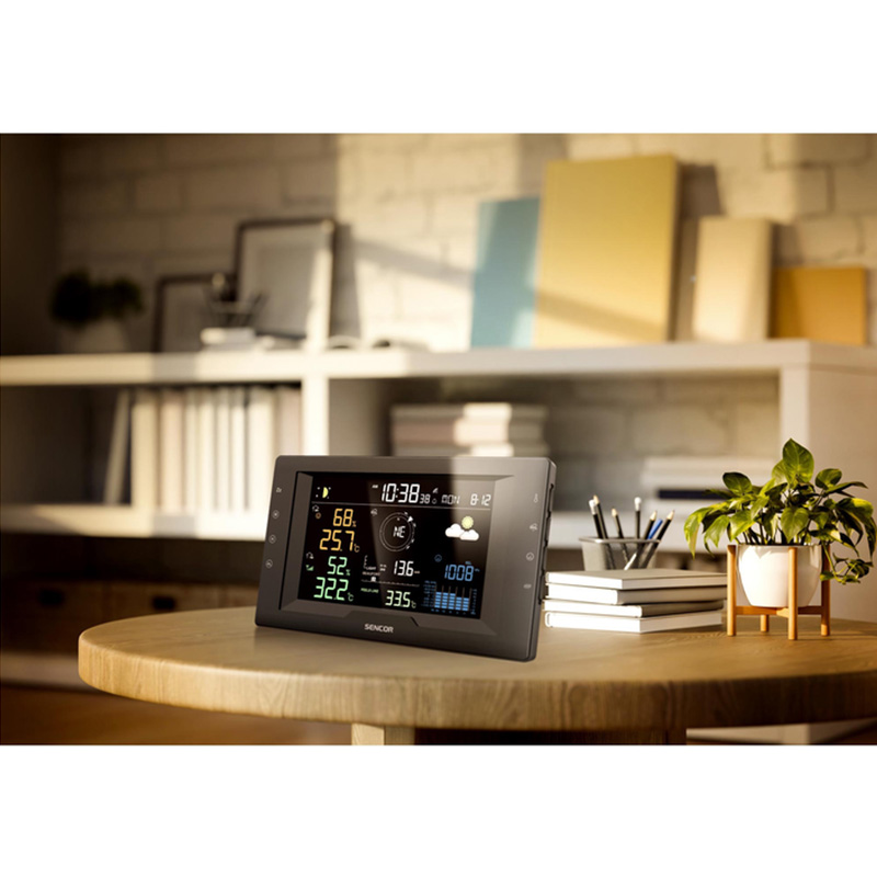 У Фокстрот Метеостанція SENCOR Black (SWS9400)