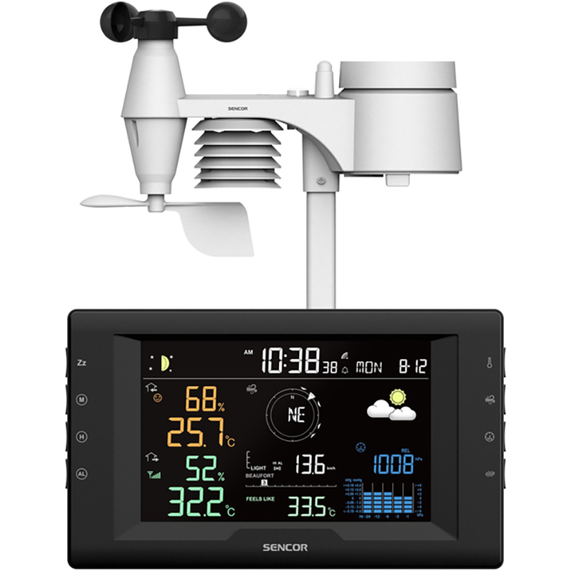 Метеостанція SENCOR Black (SWS9400) Тип електронний