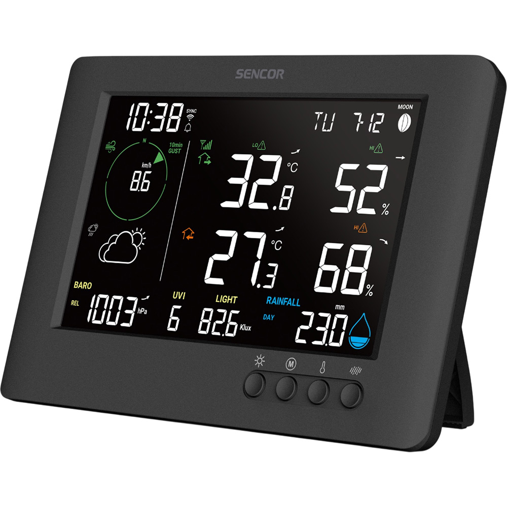 Метеостанция SENCOR SWS10500WIFI Прогноз погоды символьный
