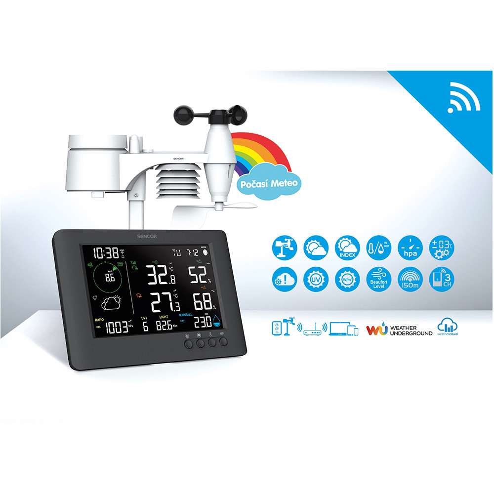 Фото 16 Метеостанция SENCOR SWS10500WIFI