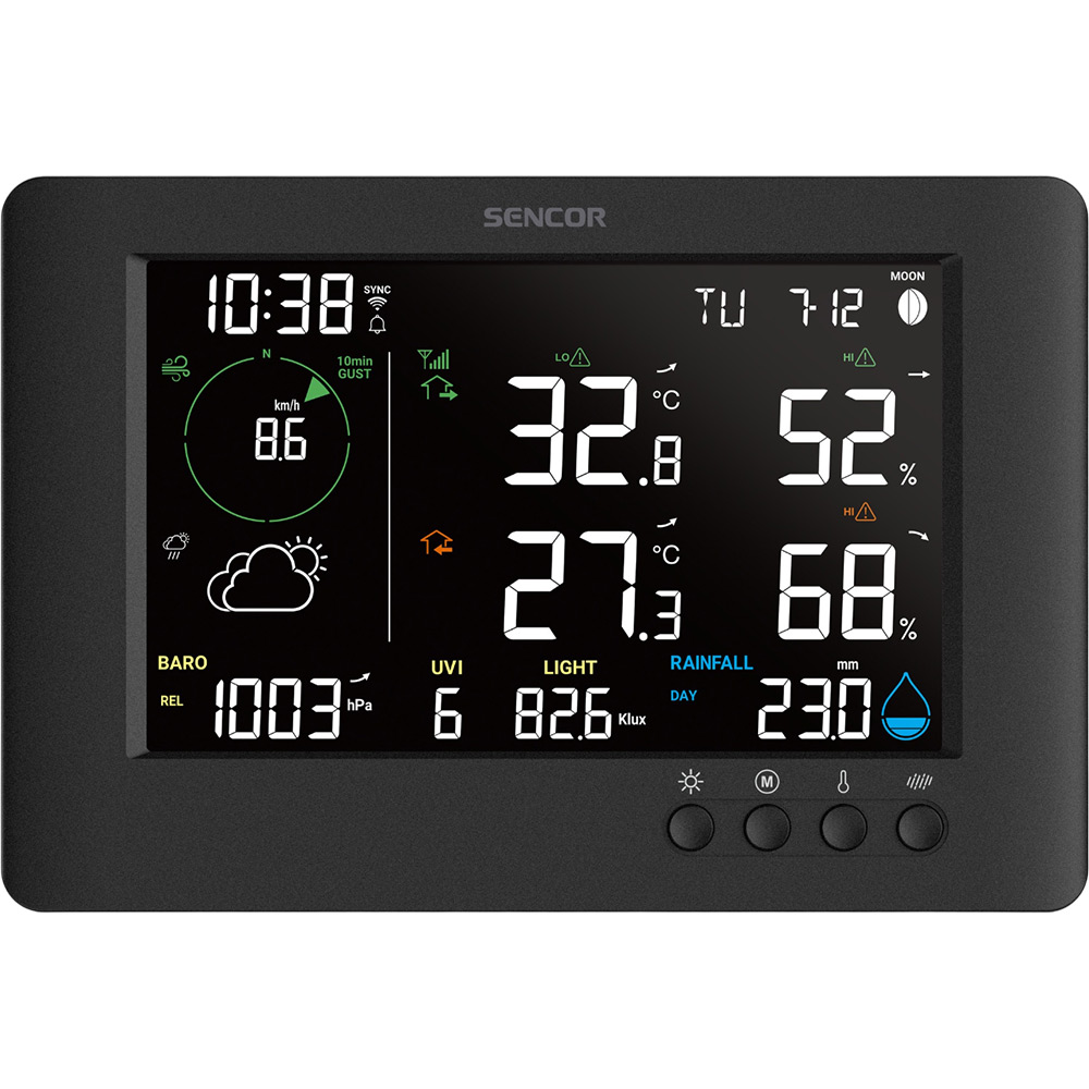 Метеостанция SENCOR SWS10500WIFI Назначение портативный