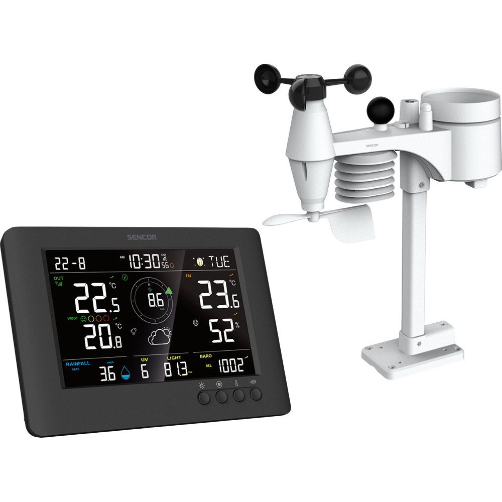 Метеостанция SENCOR SWS9500 Способ установки настольный/настенный