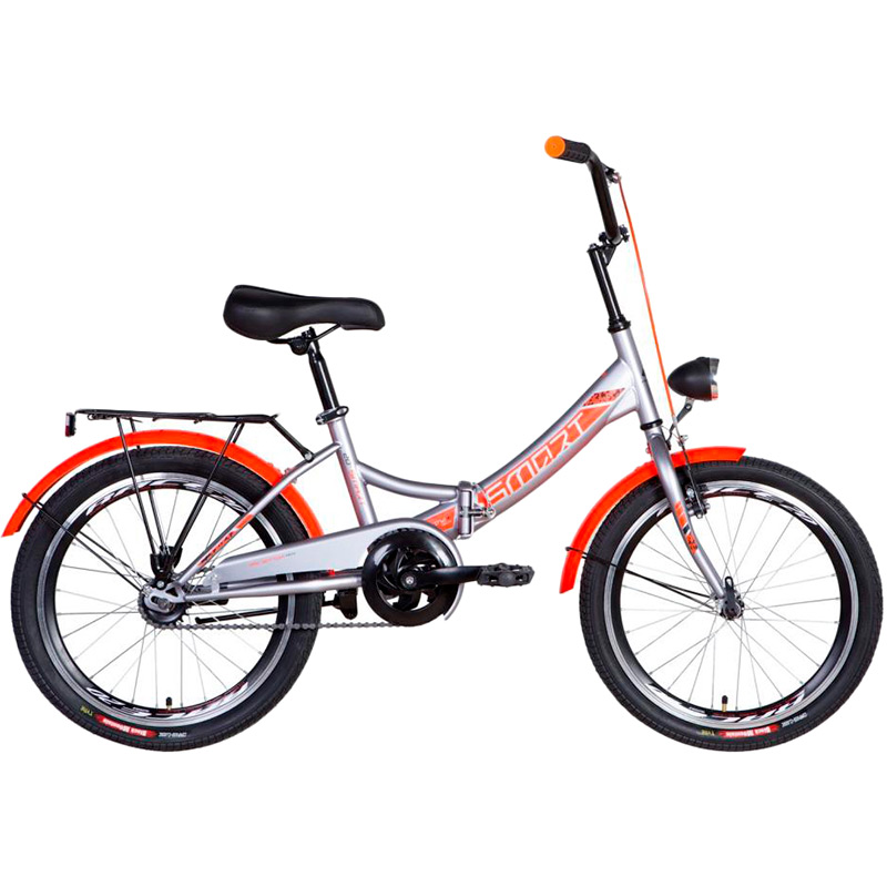 Велосипед FORMULA 20" SMART 2021 Silver/Orange (OPS-FR-20-068)